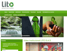 Tablet Screenshot of lito.com.co